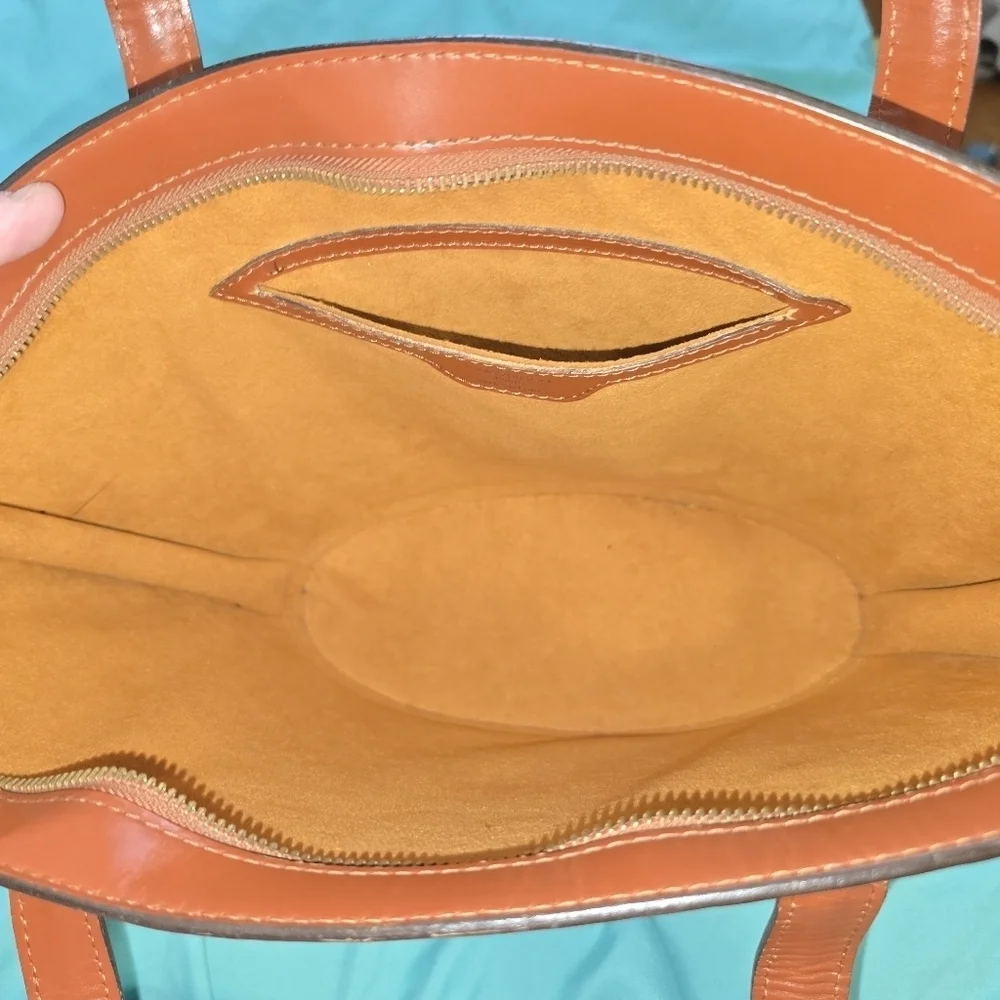 Louis Vuitton Brown Structured Tote Bag